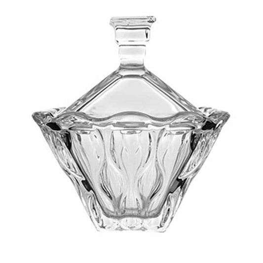 Bombonera Cristal "Sienna" 10.8x10.8x12.5cm