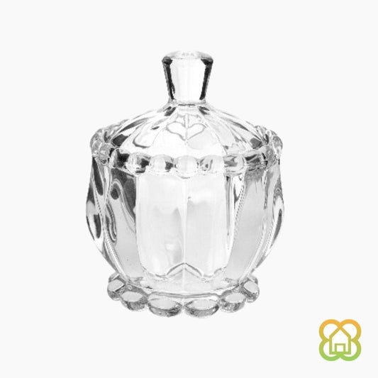 Bombonera Cristal "Eva" 8.7x8.7x10cm