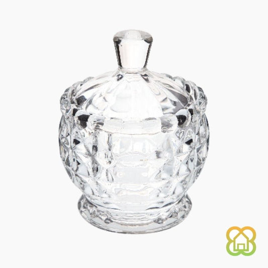 Bombonera Cristal "Lena" 8.7x8.7x10cm