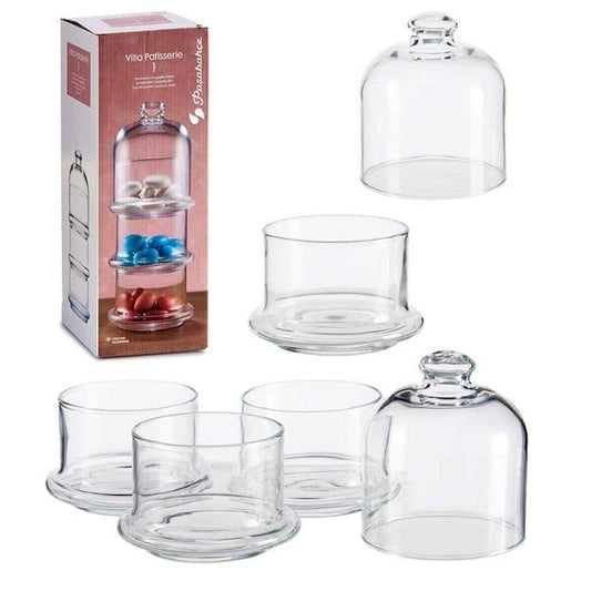 Bombonera Triple Apilable Basic 9,5x9,5x26cm