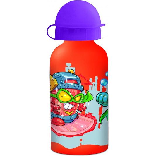 Botella Aluminio Pequeña 400ml "Super Zings"
