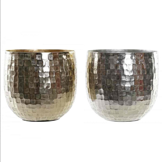 Centro mesa aluminio 18x18x18 2 surt.