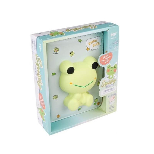 Cuaderno con squishy de rana