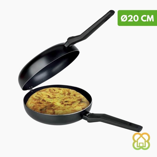 Doble Sartén tortilla "Luxe" 20/24 cm