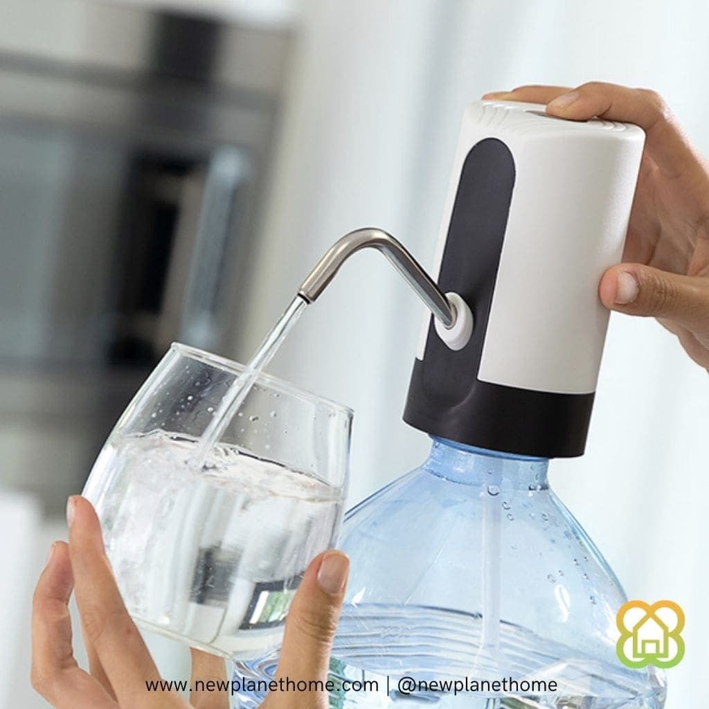 Dispensador de agua automático para garrafas, Bomba de agua - Blanco / Sin  luz