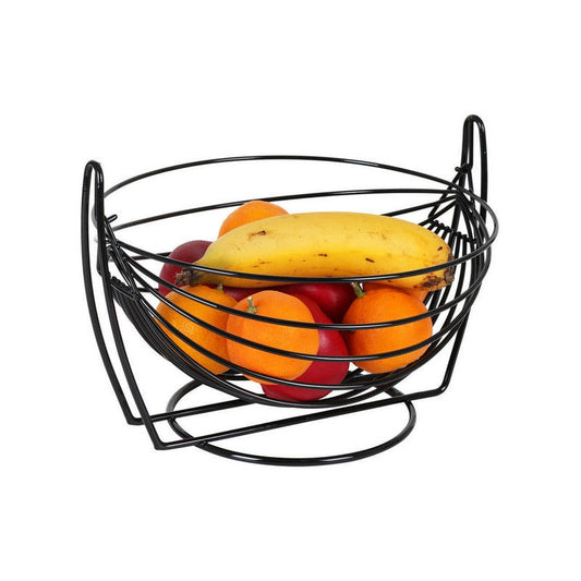 Soporte negro pan/fruta ø25x20