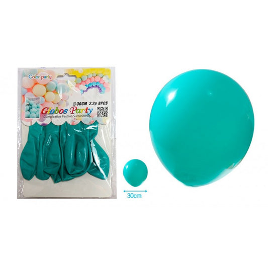 Globos pastel 30cm Turquesa