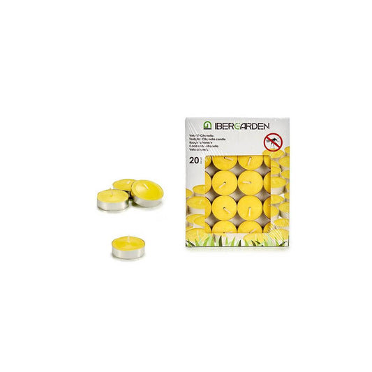 Juego 20 Velas Tea Light Citronella