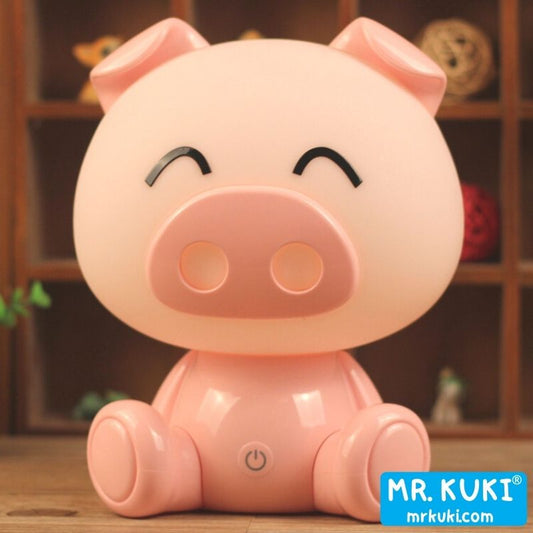 Luz nocturna cerdito LED 3W Rosa