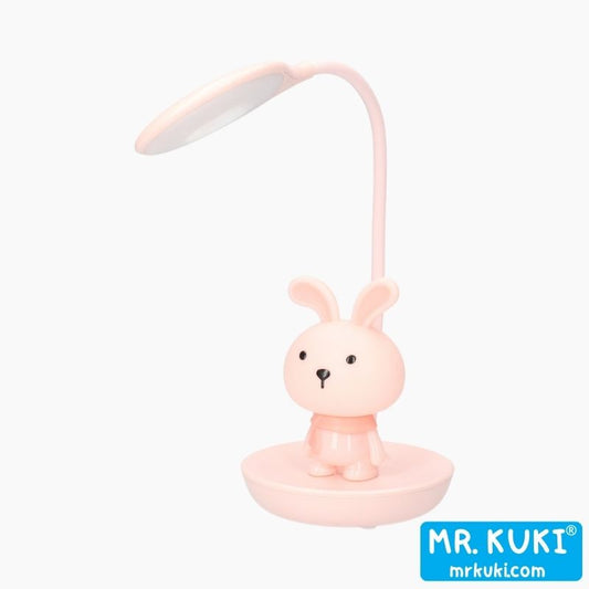 Luz Nocturna / Lámpara Conejito Rosa LED 3W Recargable