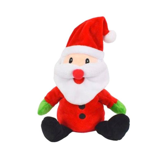 Peluche Papa-Noel Parlanchín Repite-Todo 20 cm