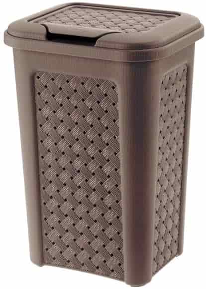 Tontarelli Cubo de Basura Arianna Color Wenge, 24x20x35 cm