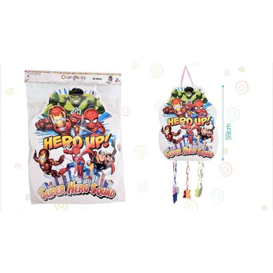 Piñata superhéroes 46x59cm