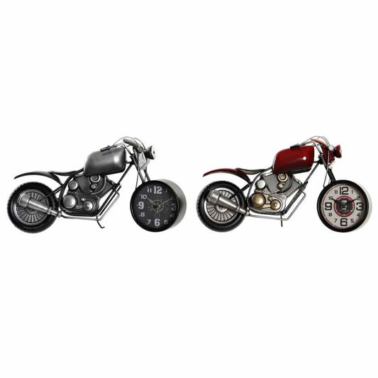 Reloj sobremesa hierro 44x13,5x23 Moto