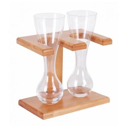 Set 2 copas sydney + soporte pino