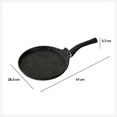 Sartén de Aluminio para Crepes y Pancakes - Sin PFOA, Apta para Inducción | ø28cm