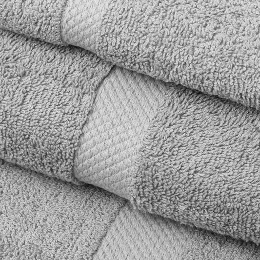 Toalla de baño 100% Algodón Gris Claro 50x100cm