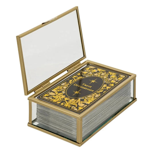 "Tarot Aurum" Baraja de Cartas del Tarot en Joyero de Cristal