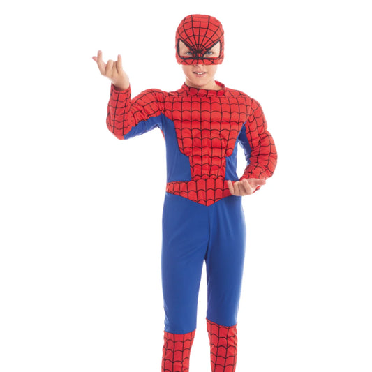 Disfraz Hombre Araña "Spider" para Niños - Traje de Carnaval Infantil para Fiestas - Disfraz de Super Héroe Araña