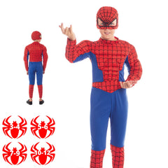 Disfraz Hombre Araña "Spider" para Niños - Traje de Carnaval Infantil para Fiestas - Disfraz de Super Héroe Araña