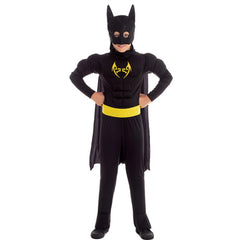 Disfraz Hombre Murciélago "Bat" para Niños - Traje de Carnaval Infantil para Fiestas - Disfraz de Super Héroe Murciélago