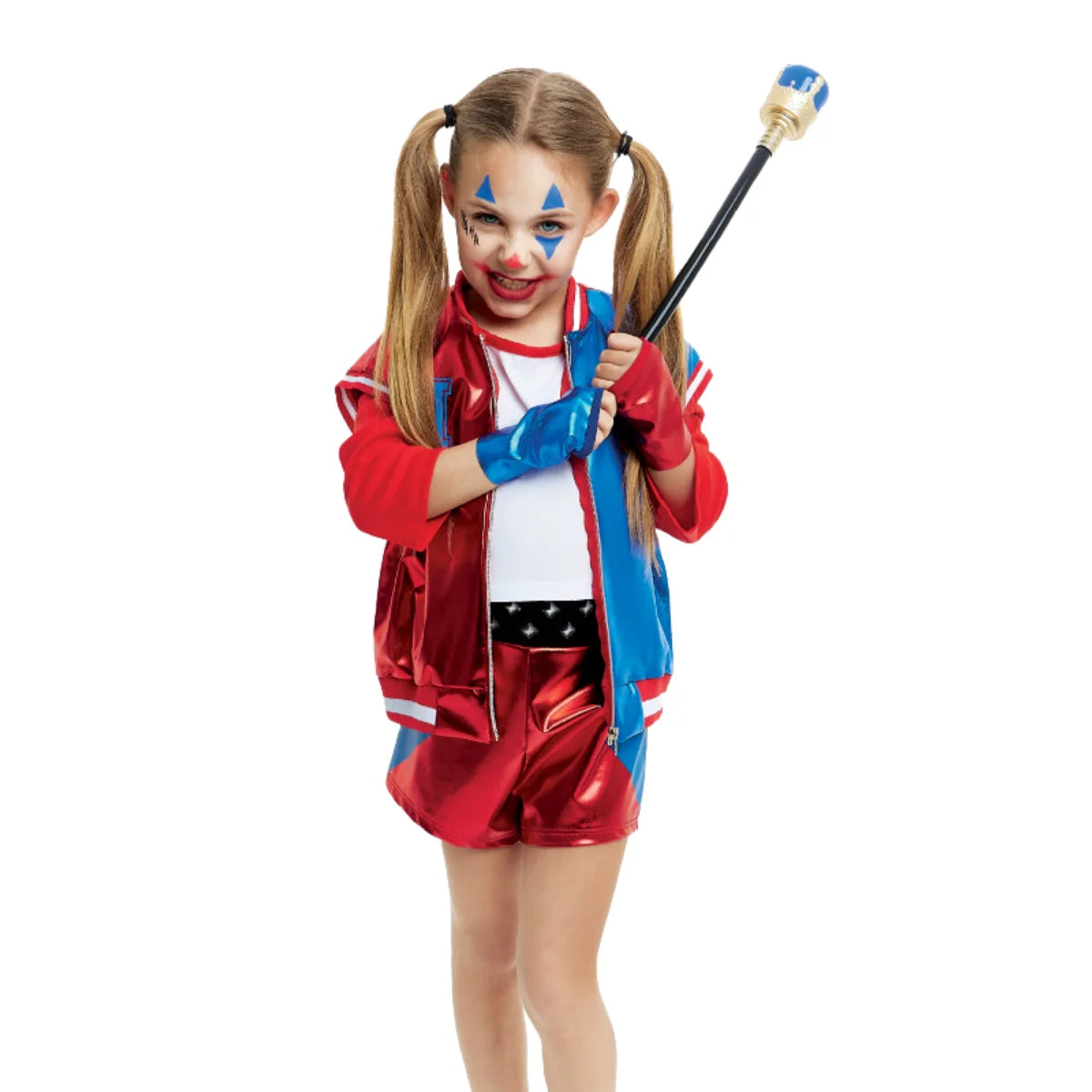 Disfraz Harley "Maligna Villana" para Niñas - Traje de Carnaval Infantil para Fiestas - Disfraz de Joker's Baby Harlequin para cumpleaños