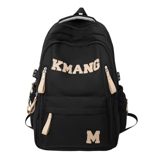Mochila escolar estilo británico retro “KMANG” elegante