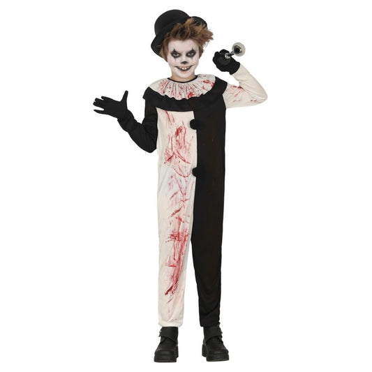 Disfraz de Payaso Terrorífico (Art the Clown) para niño