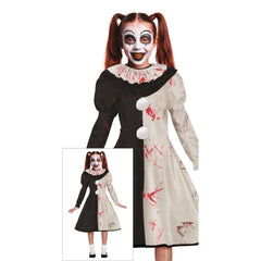 Disfraz de Payaso Terrorífico (Art the Clown) para niña