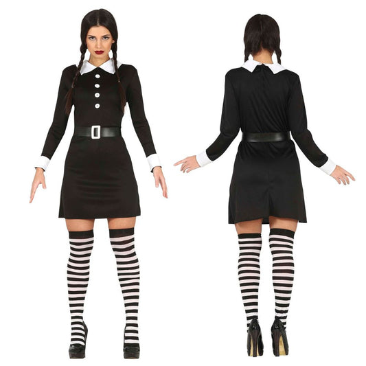 Disfraz de Chica Gótica (Miércoles - Wednesday) para mujer