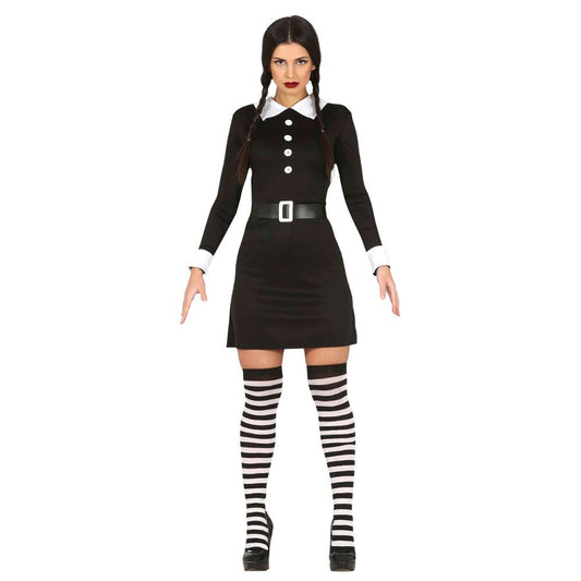 Disfraz de Chica Gótica (Miércoles - Wednesday) para mujer