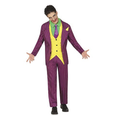 Disfraz de Villano Loco (Joker) para hombre
