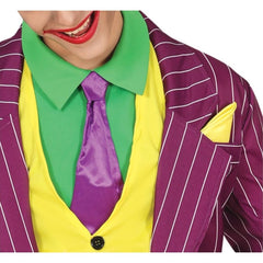 Disfraz de Villano Loco (Joker) para hombre