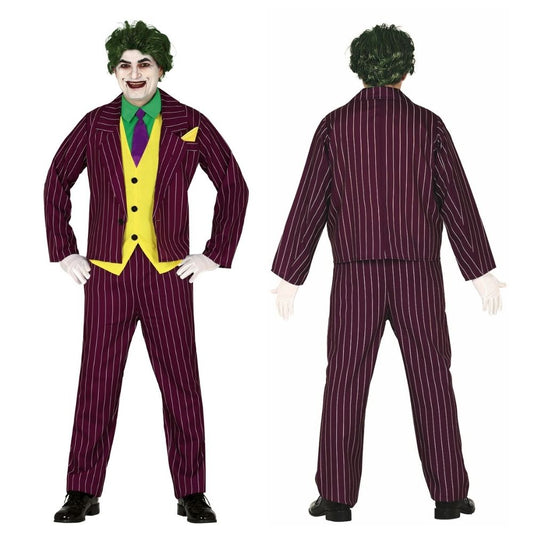 Disfraz de Villano Loco (Joker) para hombre