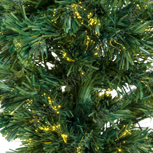 Arco Navideño con Luces | Árbol de Navidad en Arco - 952 Ramas | 136 LEDs | L190 x H240 cm