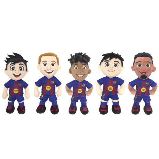 Peluche Jugadores FC Barcelona 25 / 36cm, Lamine Yamal, Pedri, Gavi, Raphinha, Dani Olmo, Nueva Edición - Producto Licenciado 100% Oficial