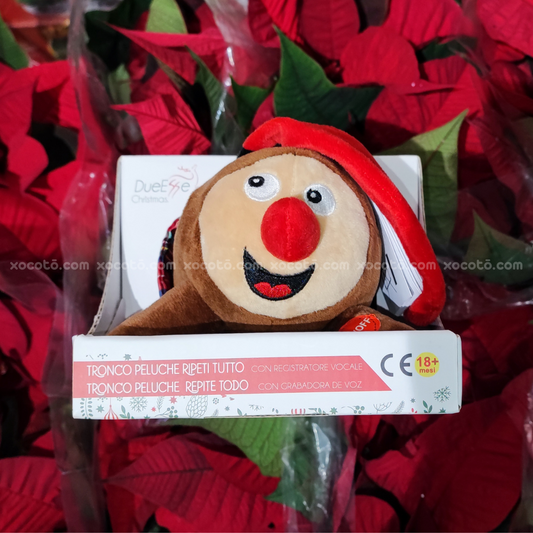 Peluche Caga-Tió Parlanchín Repite-Todo 20 cm