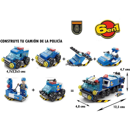 Vehículo construible policía | Playjocs
