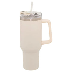 Vaso Térmico con Pajita y Asa 1,5L de Acero 304 – 6 Horas en Frío – 3 Horas en Caliente – Botella Agua Acero Inoxidable, Sin BPA