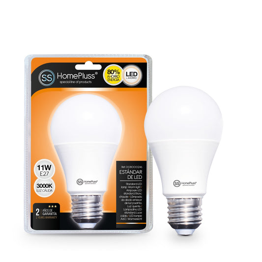 Bombilla estándar E27 3000K [Potencia a elegir]