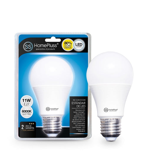 Bombilla estándar E27 6000K [Potencia a elegir]