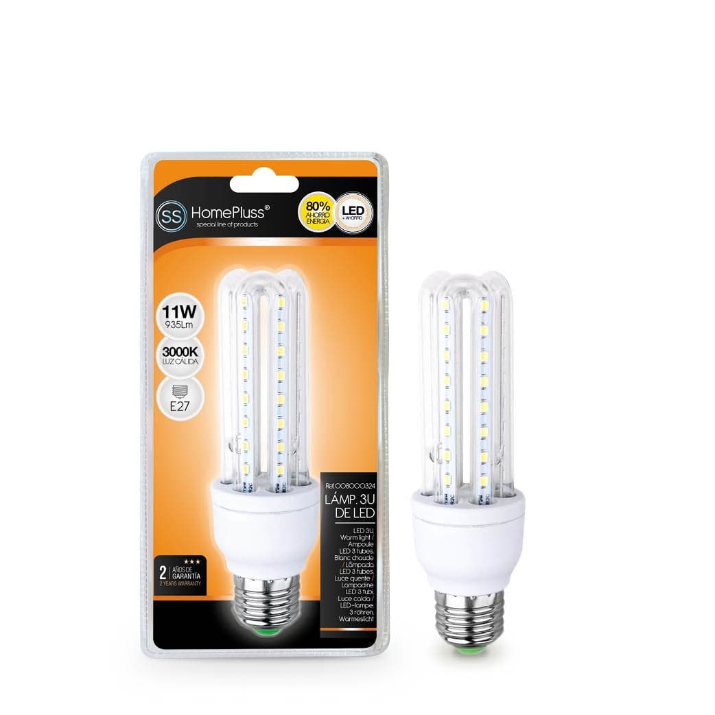 Bombilla 3U E27 3000K [Potencia a elegir]