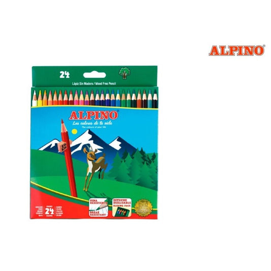 Lápices 24 colores ALPINO