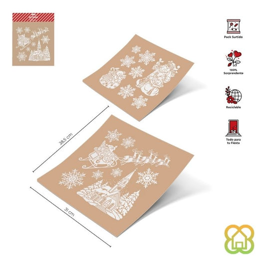 Pegatinas Christmas Mood C 31x38.5 cm