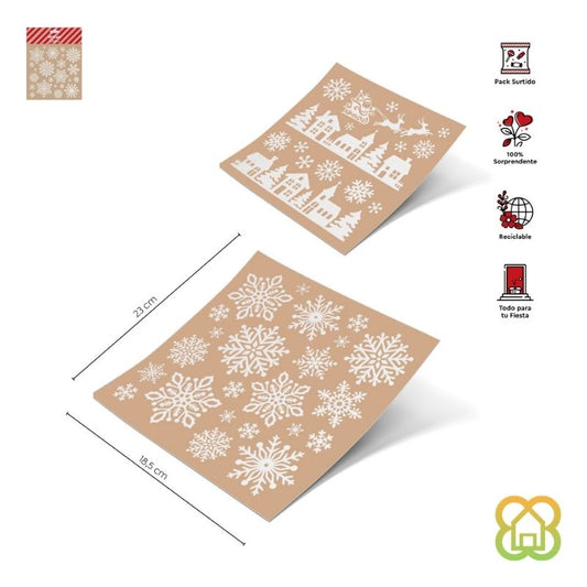 Pegatinas Christmas Mood O 18.5x24 cm