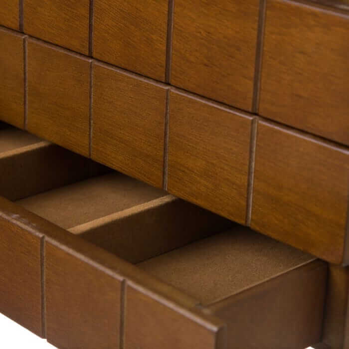 Joyero mdf marrón 24,00 x 16,50 x 13,80 cm