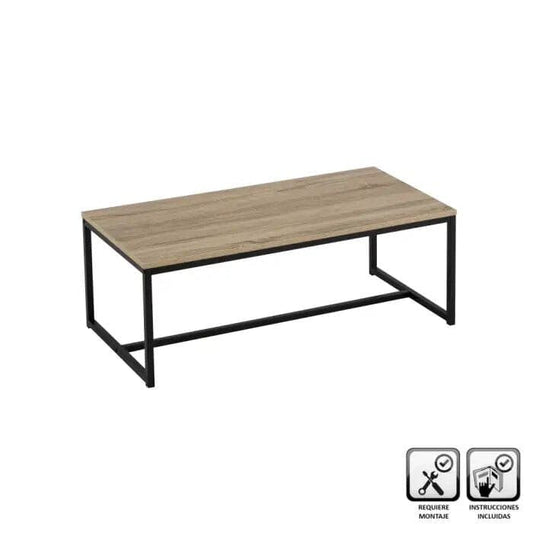 Mesa mdf / metal 100 x 50 x 36 cm