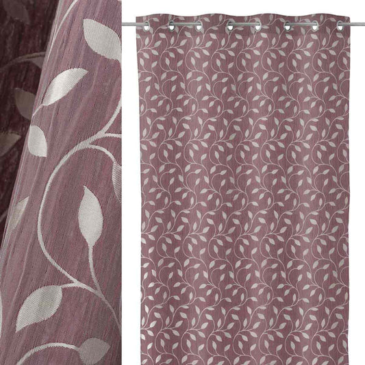 Cortina Jacquard "Fancy"Marsala 135 X 260 CM