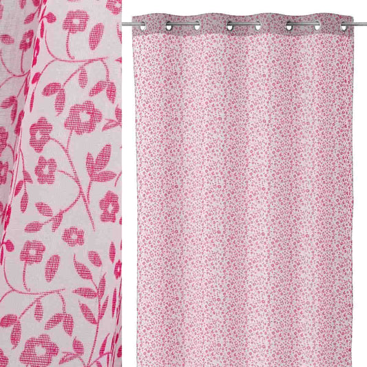 Cortina Bell2 pink polyester rosa 140 X 260 CM