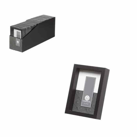 Portafotos 10x15 Mdf Negro 11,60x3,50x16,60 cm